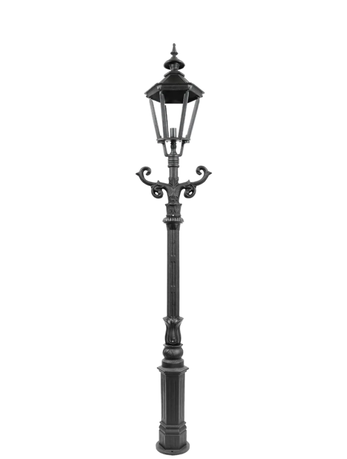 classical outdoor street and garden lighting pole