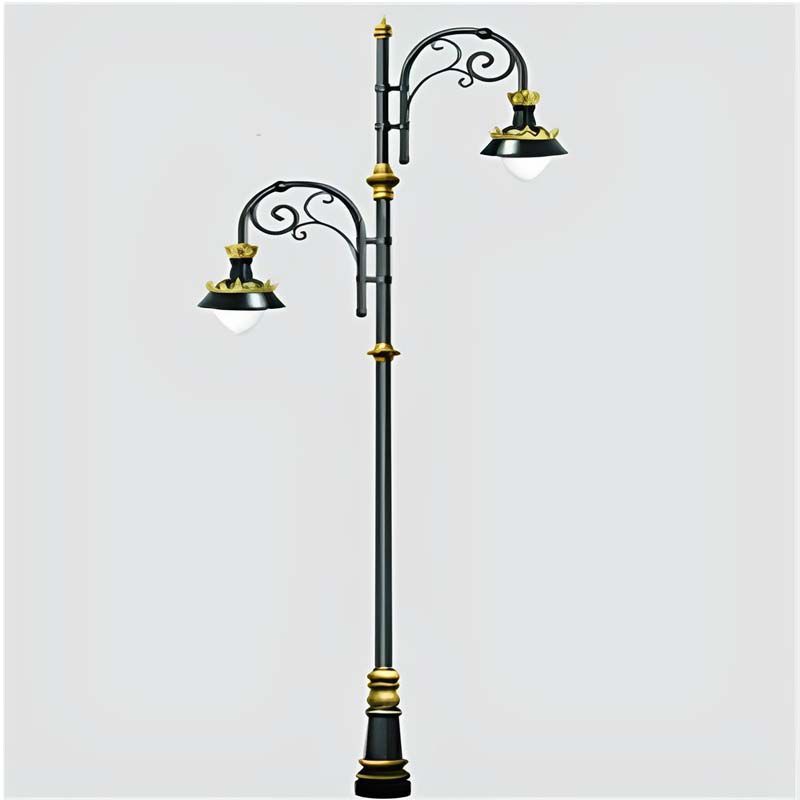 classic aluminum lighting pole