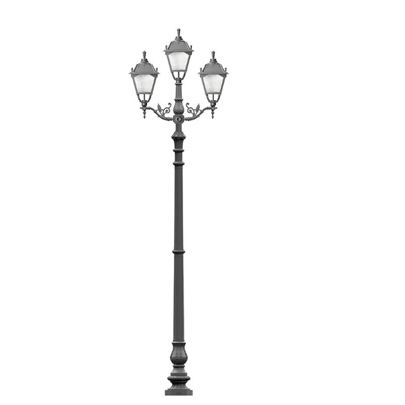  decorative outdoor post light for garden and street 3.4meters