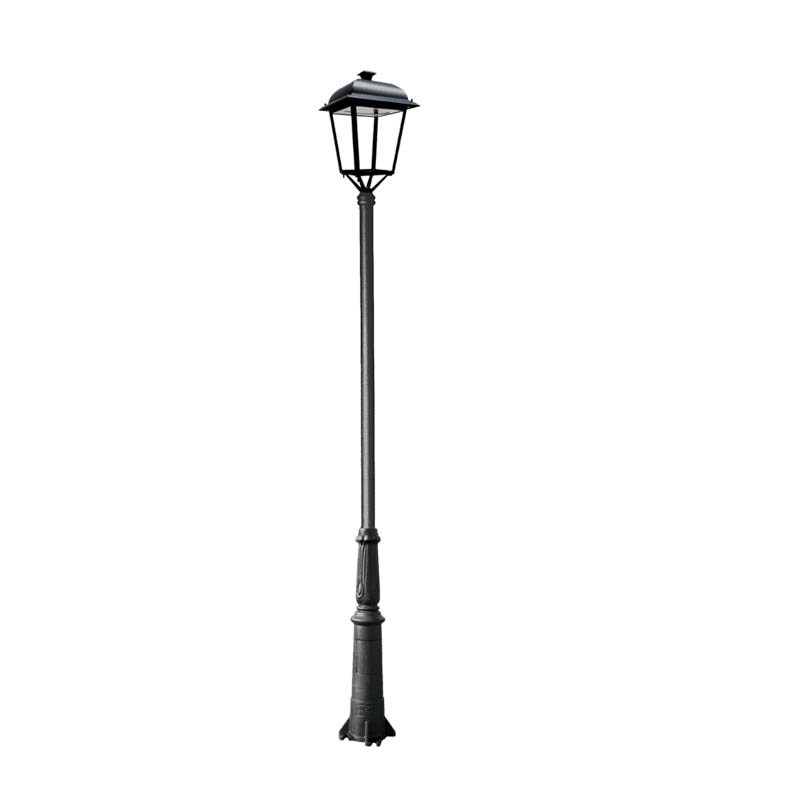 cast iron 3 meters spanish style street lighting pole