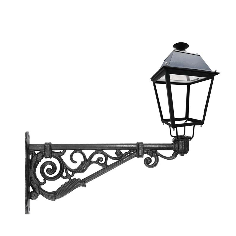 Cast iron Villa Pole-Wall Bracket